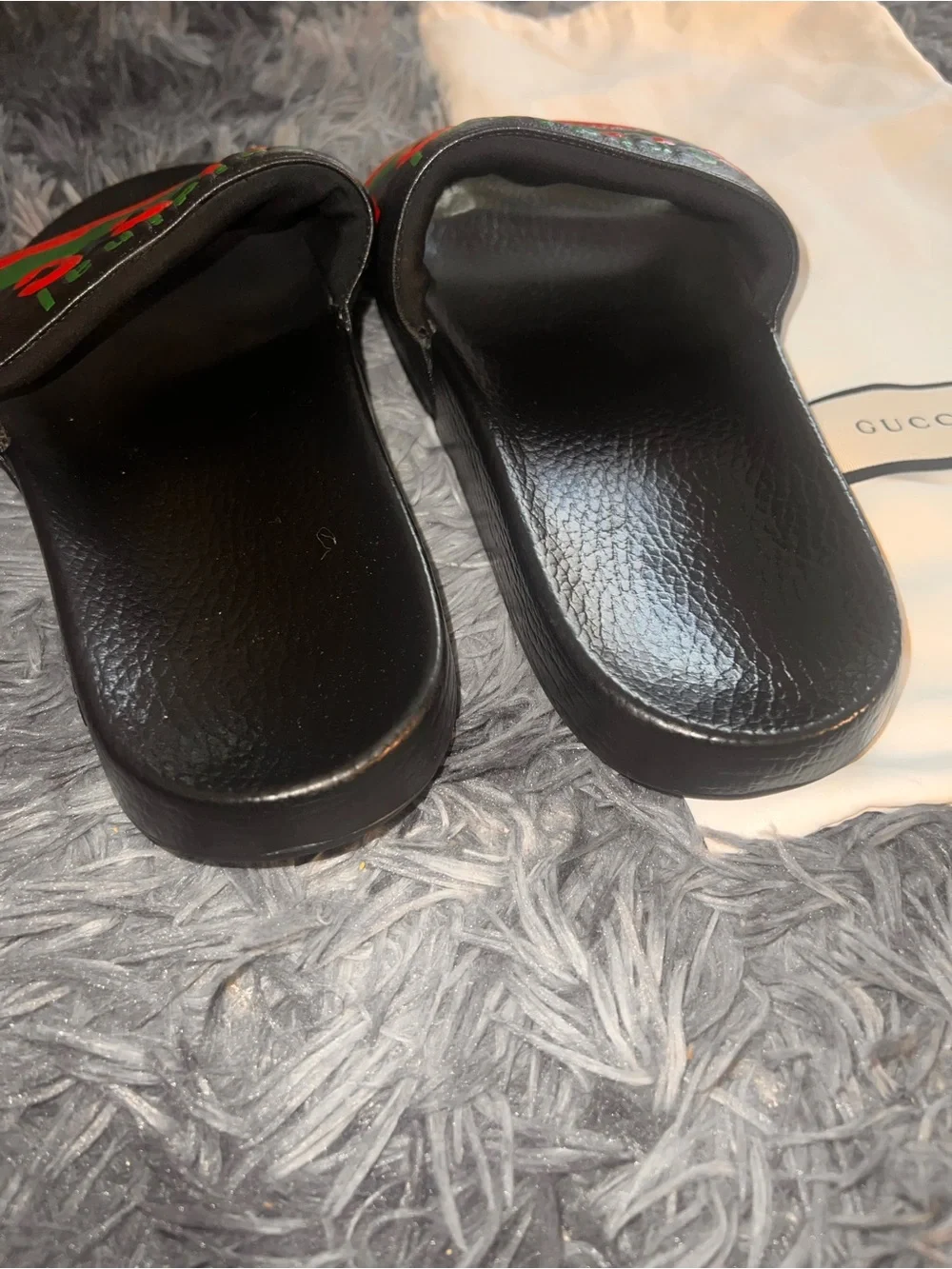 Original GUCCI Black Slides